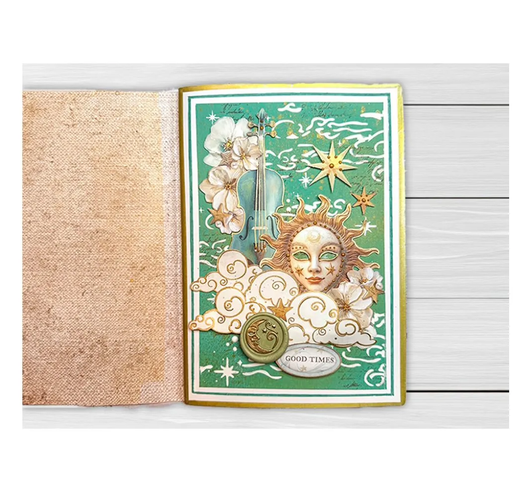 Stamperia Sticker & Klebebänder|Kartengestaltung>Washi Pad "Masquerade"