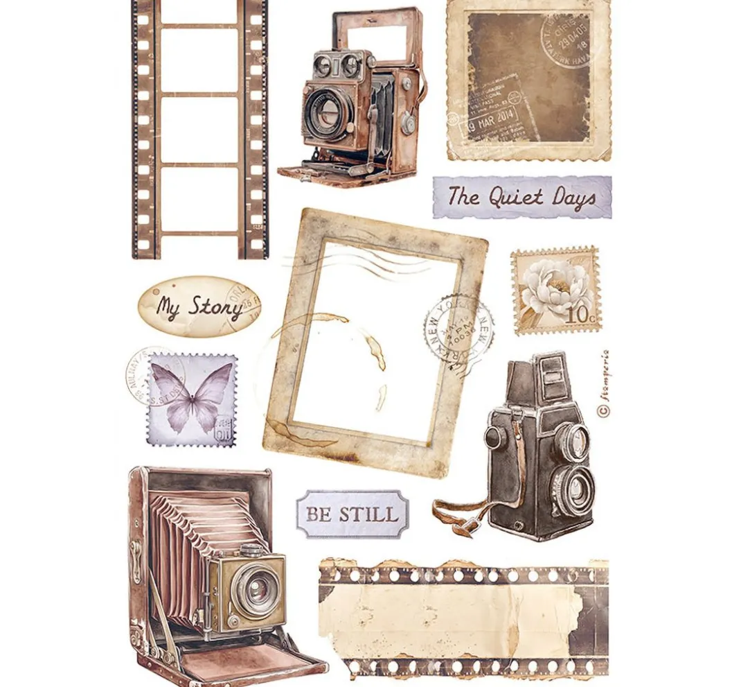 Stamperia Scrapbooking|Kartengestaltung>Washi Pad "Quiet Days"