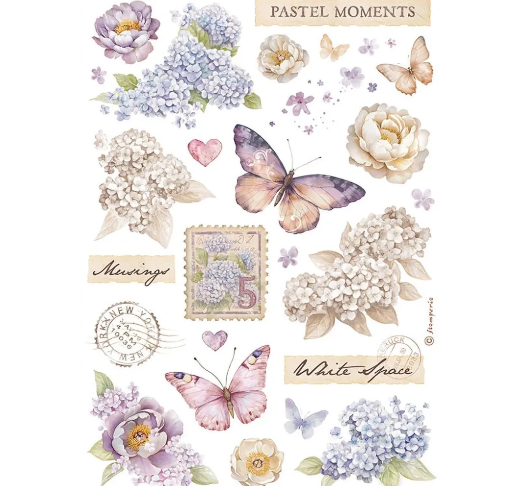 Stamperia Scrapbooking|Kartengestaltung>Washi Pad "Quiet Days"