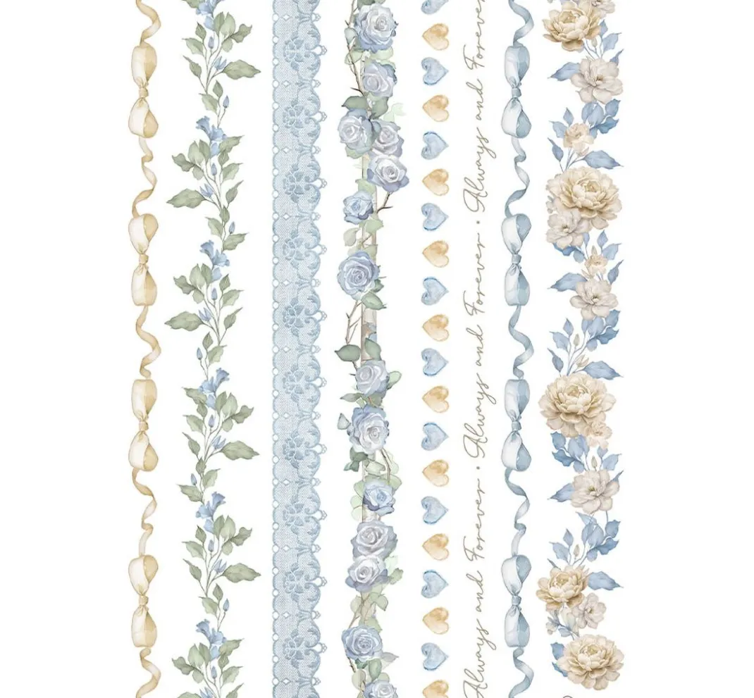 Stamperia Sticker & Klebebänder|Kartengestaltung>Washi Pad "Timeless"