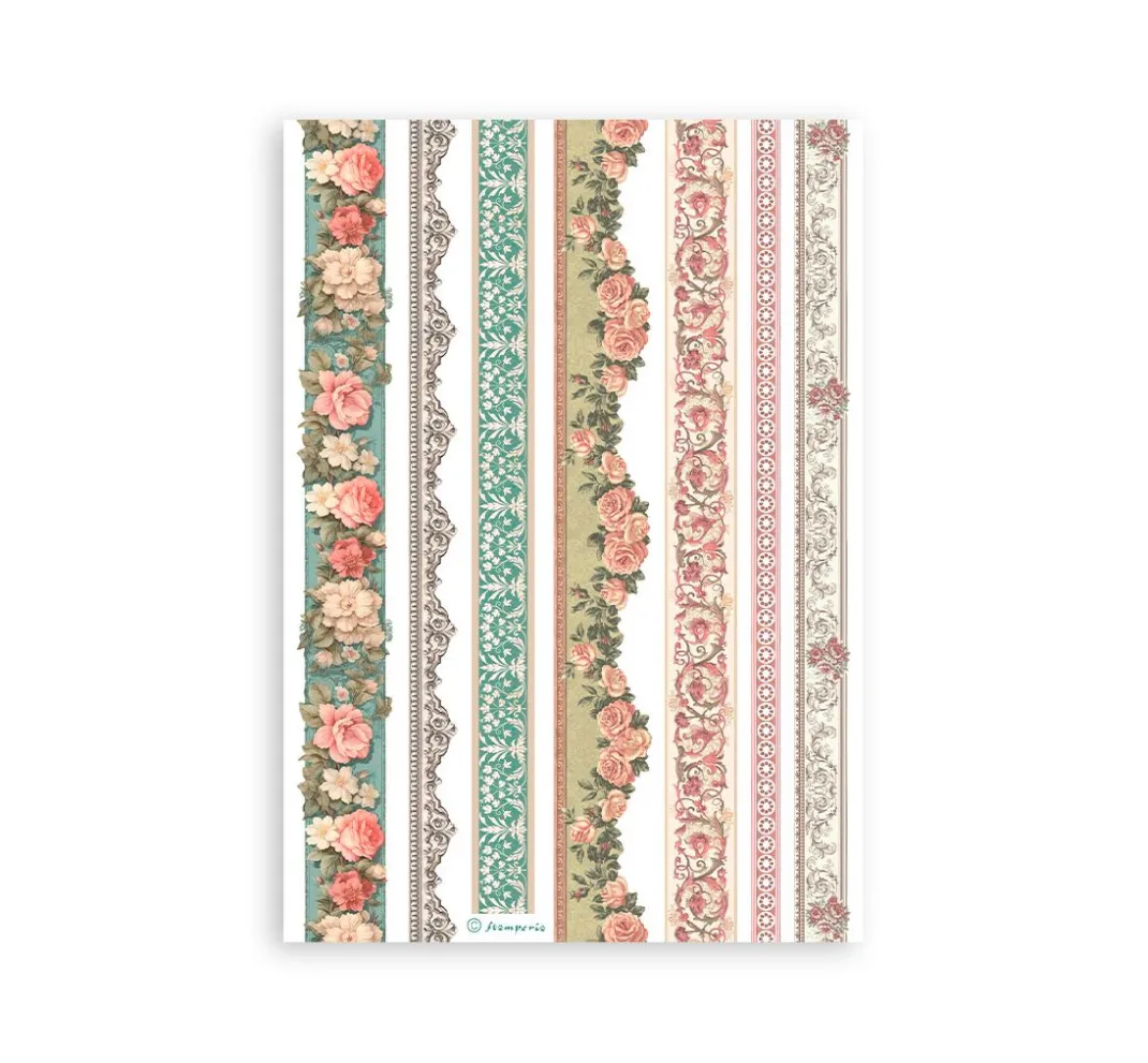 Stamperia Sticker & Klebebänder|Kartengestaltung>Washi Pad "Wonderland"