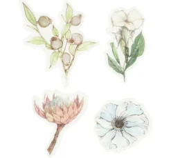 creativ company Sticker & Klebebänder|Kartengestaltung>Washi Sticker "Blumen Pastell"