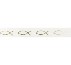 Rico Design Masking Tape|Bullet Journal>Washi Tape "Fische Gold"
