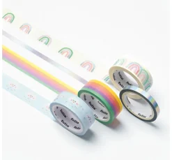 folia Masking Tape|Sticker & Klebebänder>Washi Tape Set "Hot Foil Rainbow"