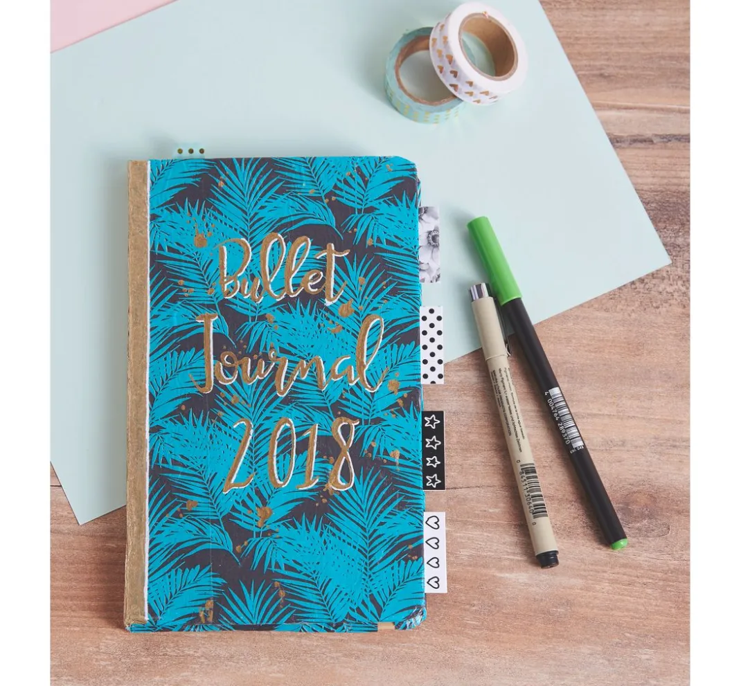 Rayher Bullet Journal|Masking Tape>Washi Tape Set "Mint/Gold Foil"