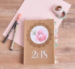 Rayher Bullet Journal|Masking Tape>Washi Tape Set "Rose/Gold Foil"