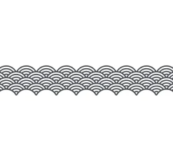 folia Masking Tape|Sticker & Klebebänder>Washi-Dekor "Grau/Gold"