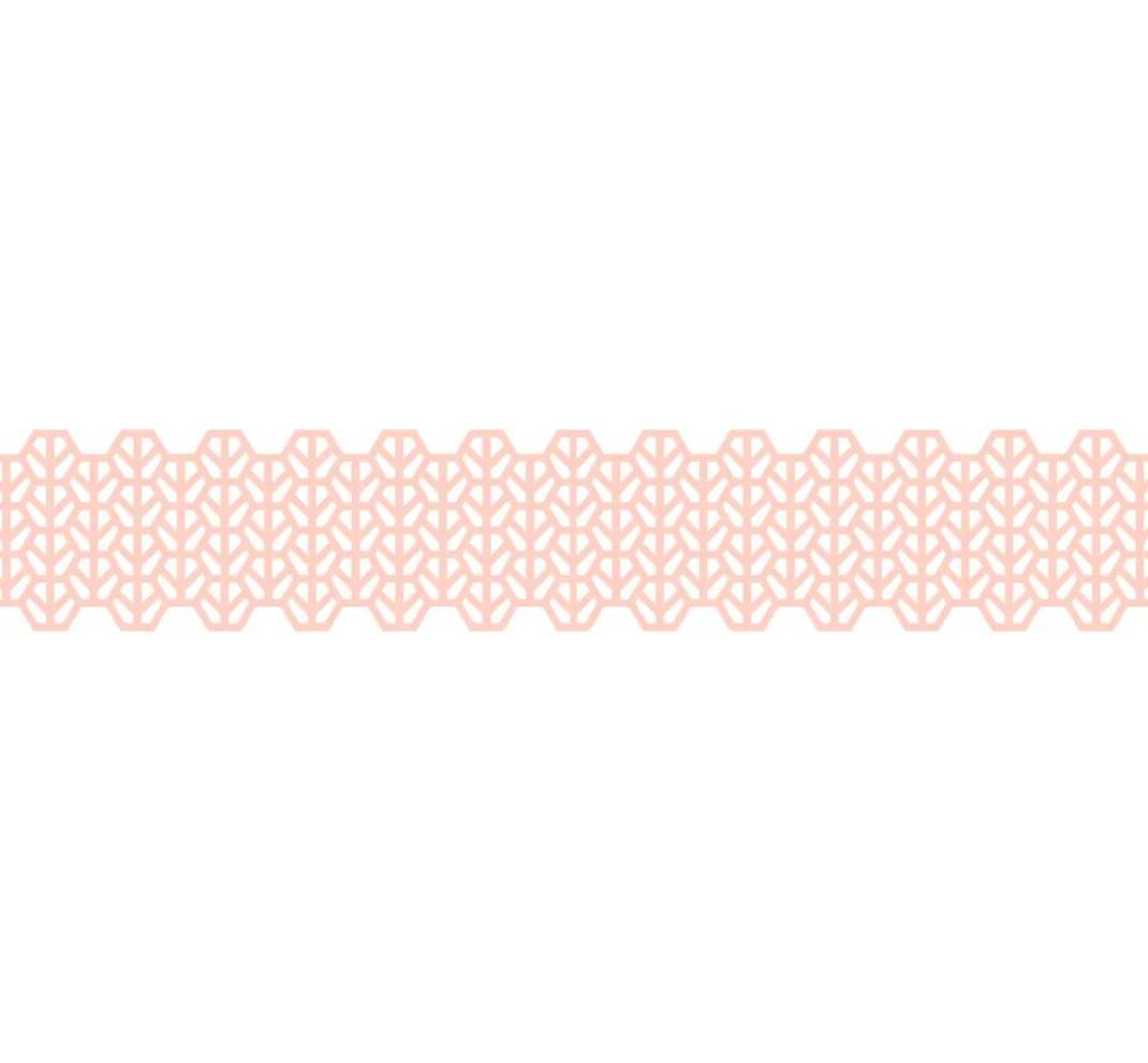 folia Masking Tape|Sticker & Klebebänder>Washi-Dekor "Rosé/Silber"