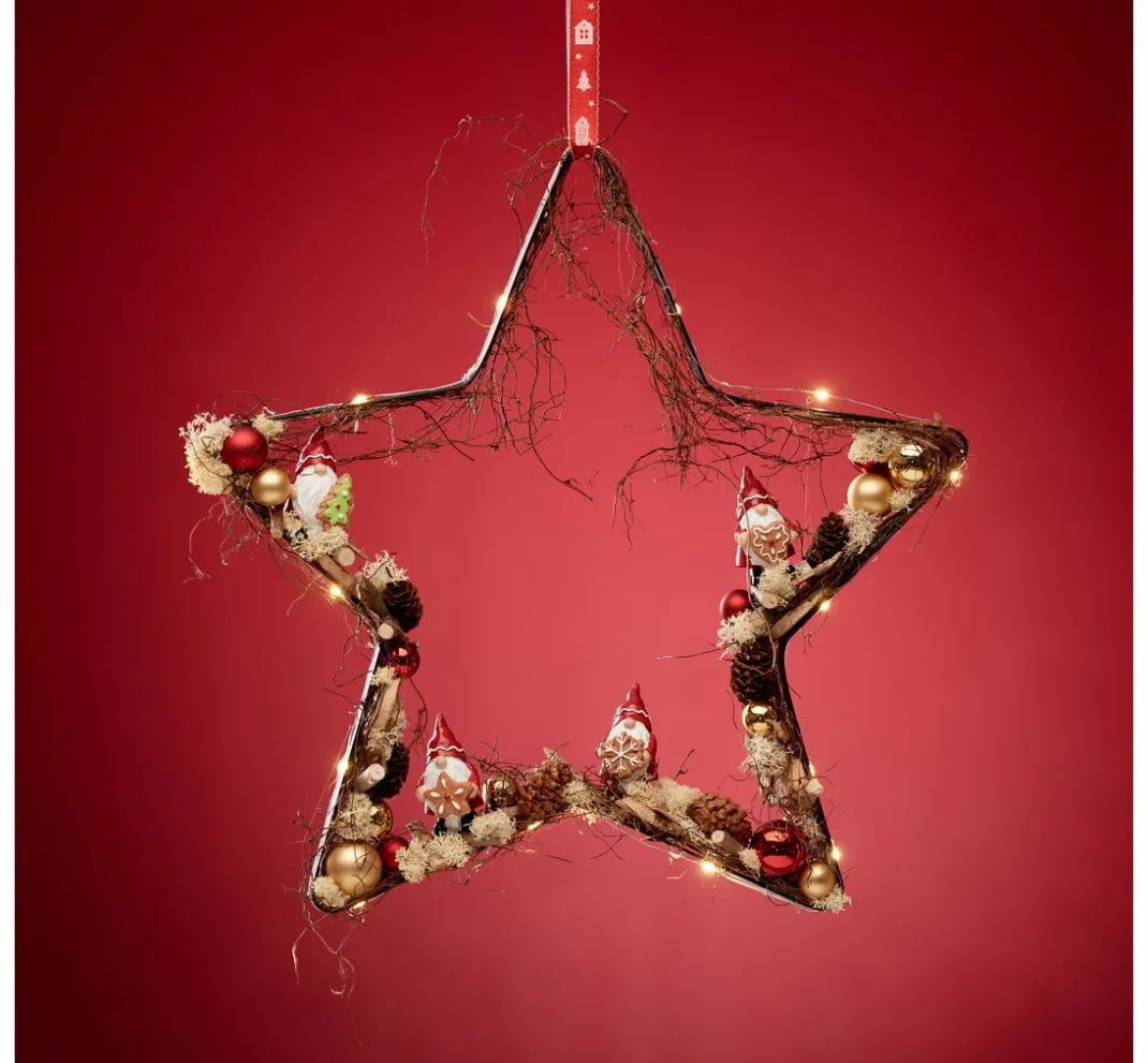 Othmar Decorations Dekofiguren & -Objekte>Weihnachtskugeln aus Glas am Draht