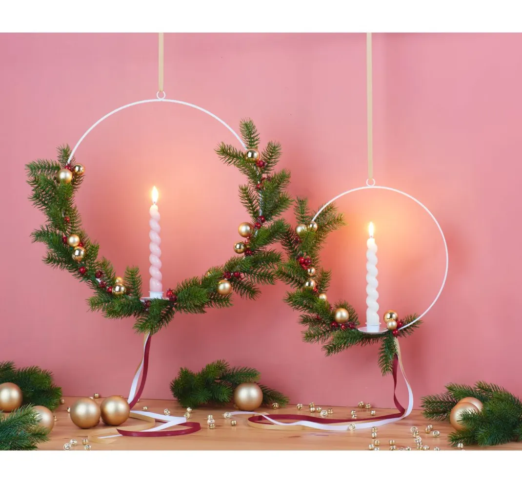 Othmar Decorations Dekofiguren & -Objekte>Weihnachtskugeln aus Glas am Draht