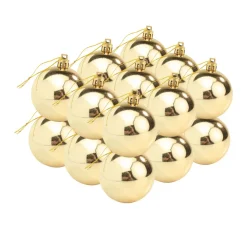Othmar Decorations Anhänger>Weihnachtskugeln aus Kunststoff, 18 Stück