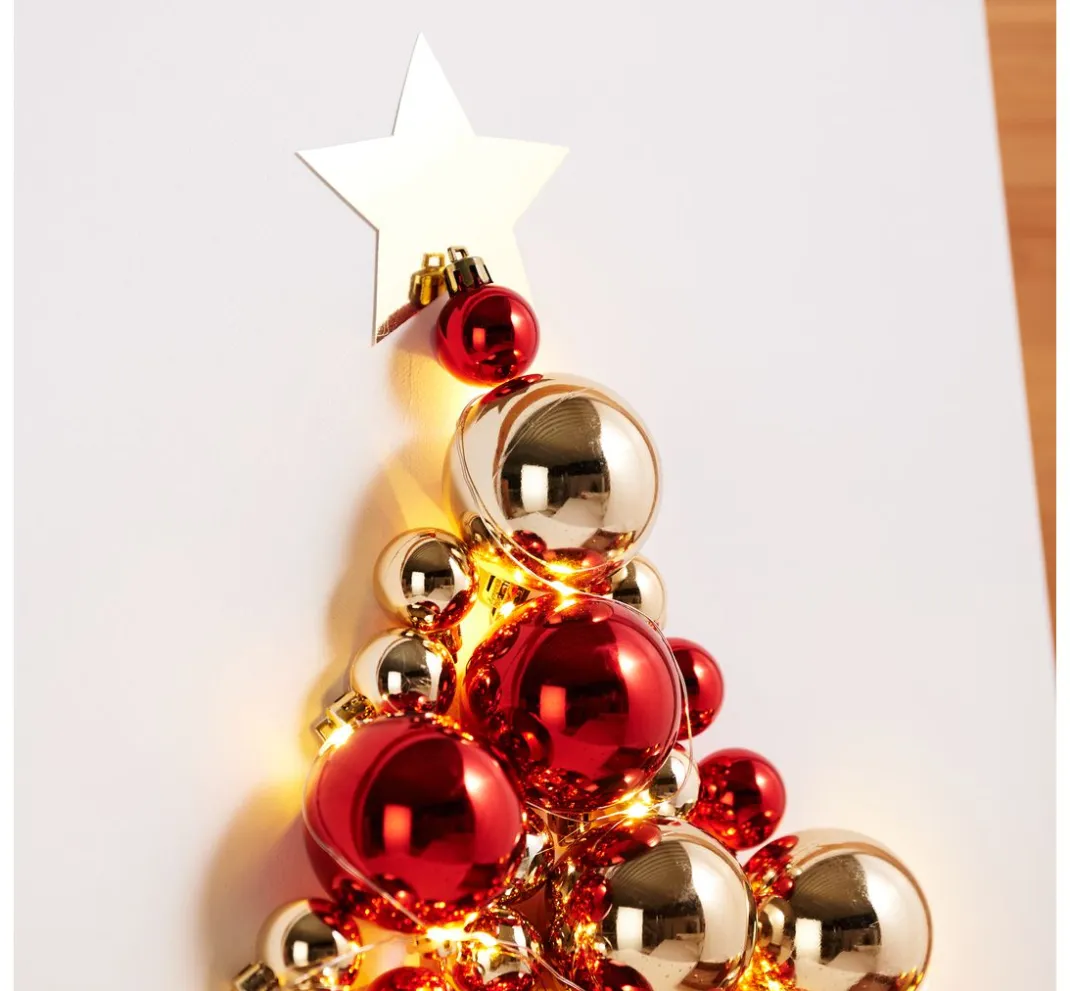 Othmar Decorations Anhänger>Weihnachtskugeln aus Kunststoff, 18 Stück