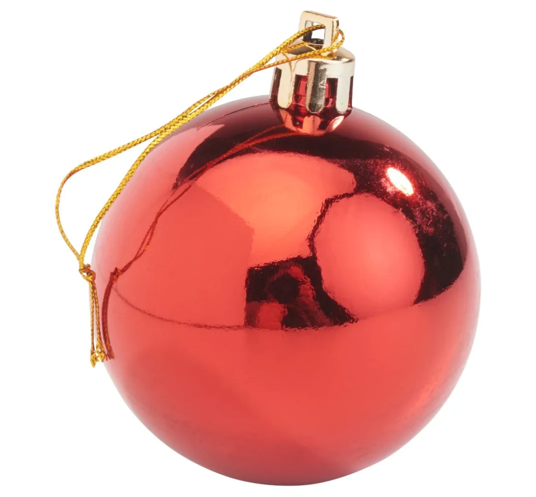Othmar Decorations Anhänger>Weihnachtskugeln aus Kunststoff, 18 Stück
