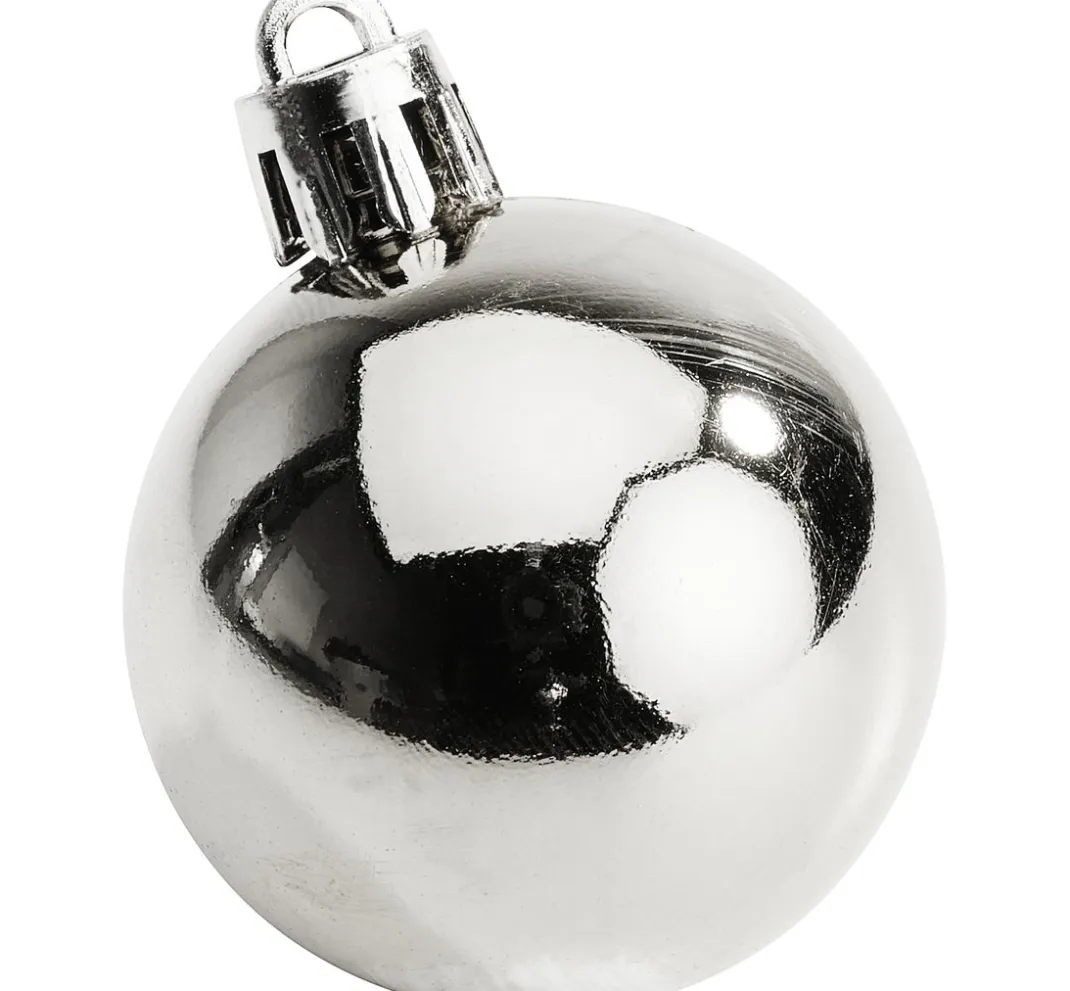 Othmar Decorations Anhänger>Weihnachtskugeln aus Kunststoff, 10 Stück, Ø 4,4 cm