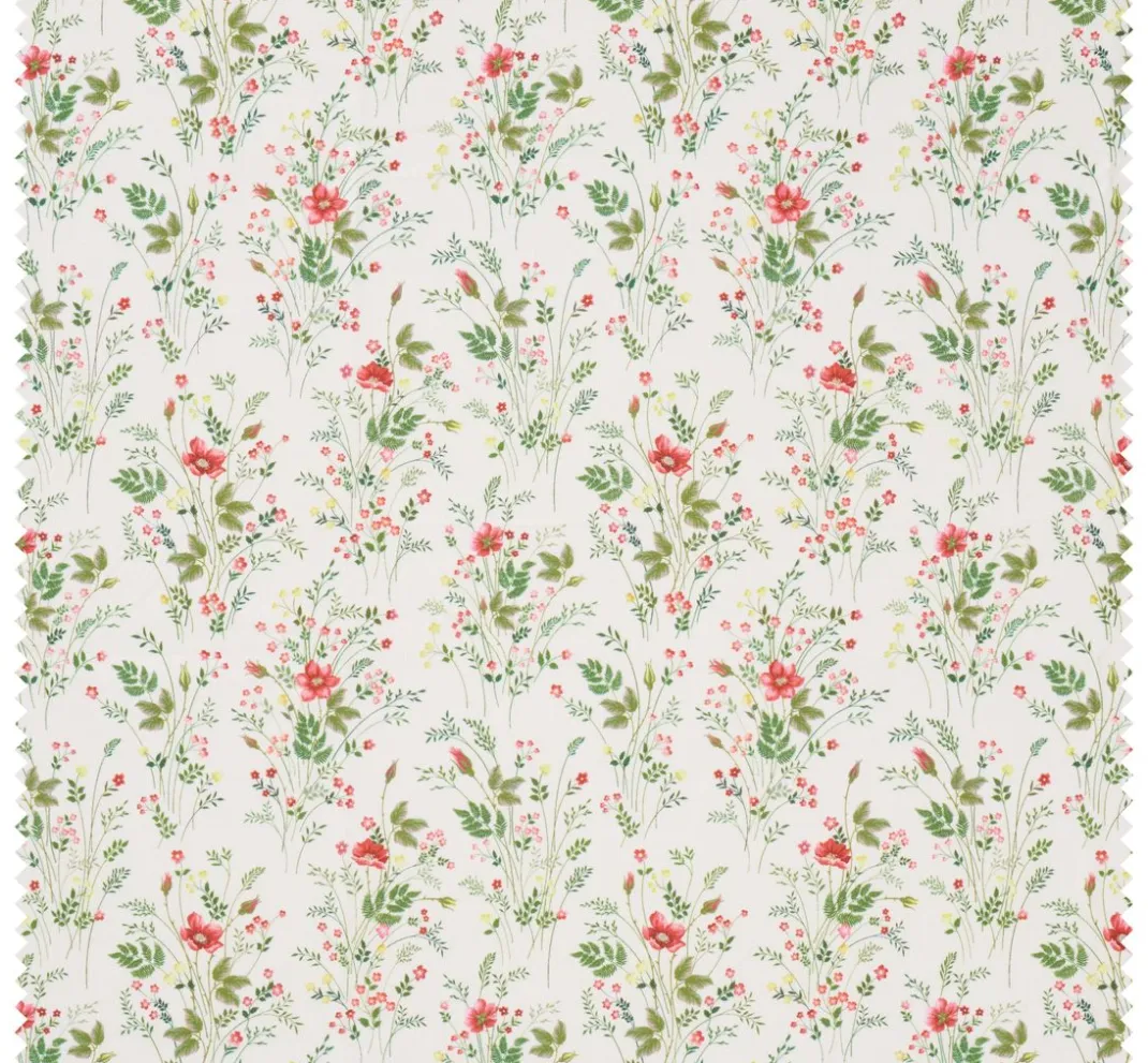 Westfalenstoffe Patchworkstoffe|Patchwork>Baumwoll-Stoff Florenz "Farn mit Blumen"