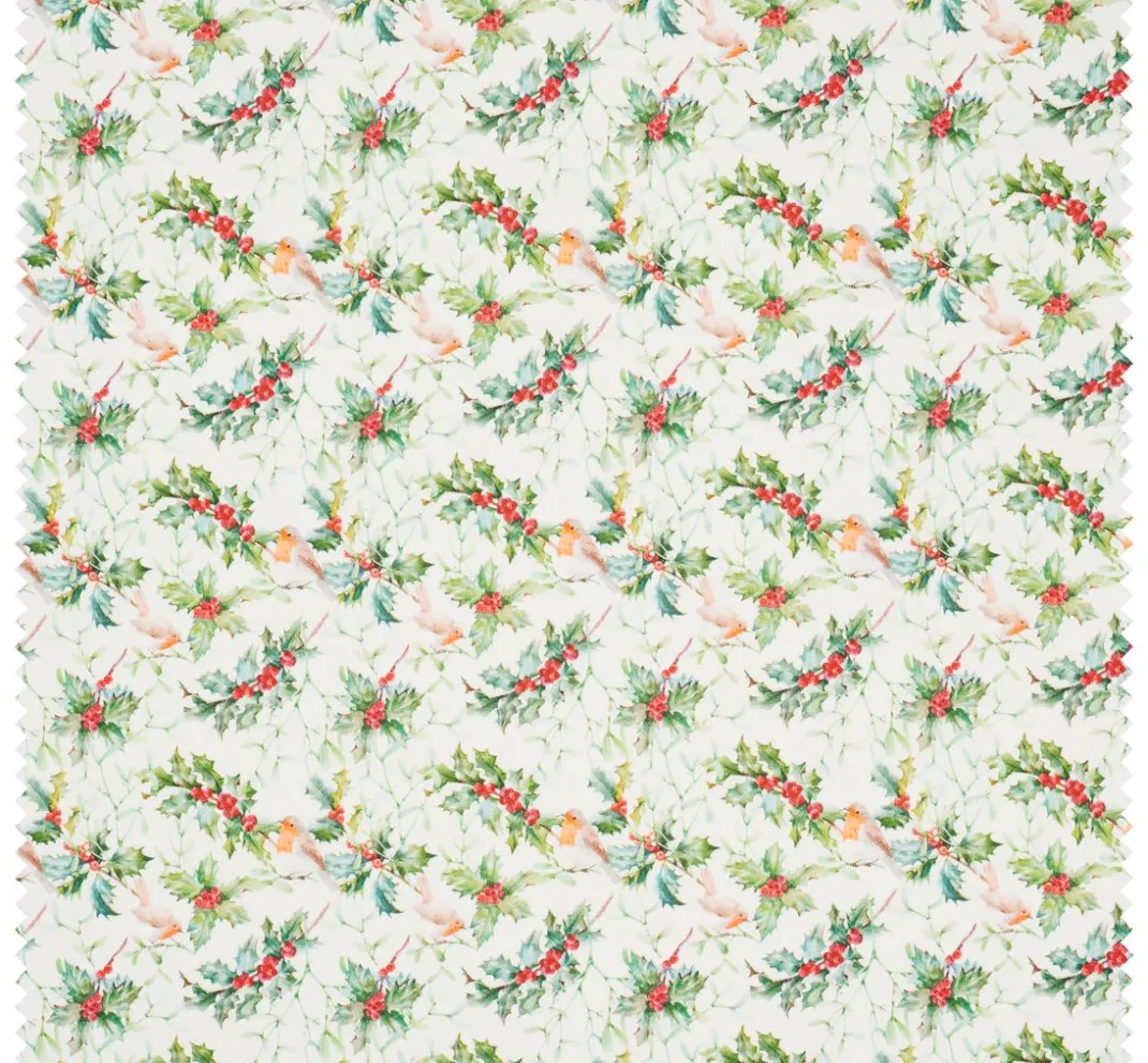 Westfalenstoffe Patchwork|Weihnachtsstoffe>Baumwoll-Stoff Rothenburg "Ilex"