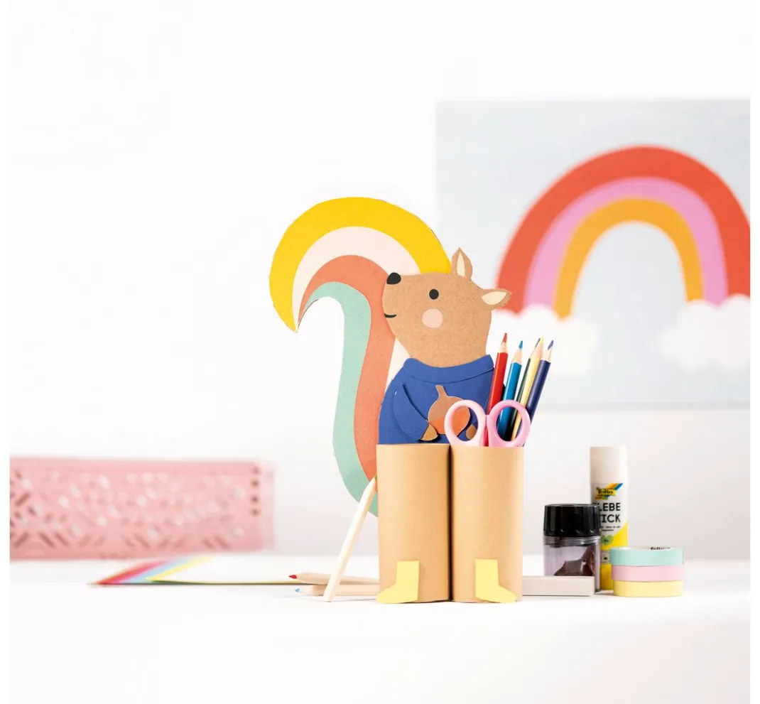Kinder folia Papier-Bastelsets|Weitere Geschenkideen Für Kinder>WOW Bastel Box "Happiness Safari"