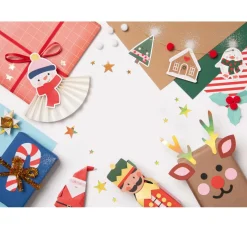 Kinder folia Papier-Bastelsets|Deko-Bastelsets>WOW Bastel Box "Merry Craftmas"