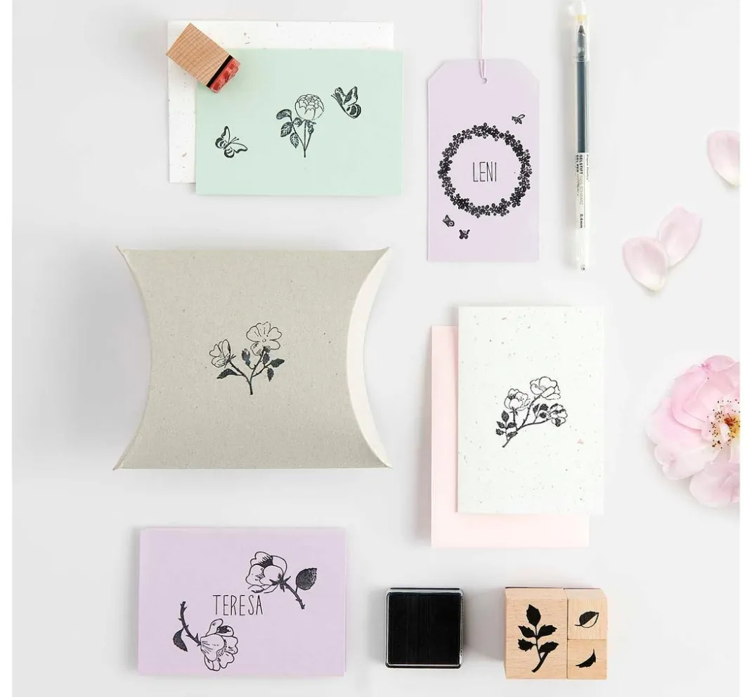 Rico Design Stempel & Zubehör|Kartengestaltung>XL Stempel-Set "La Vie En Rose"