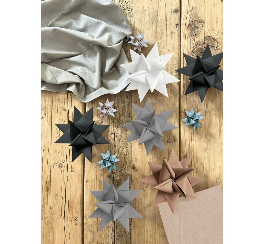 MarpaJansen Origami & Papier Falten|Papierstreifen>XXL Fröbelsterne