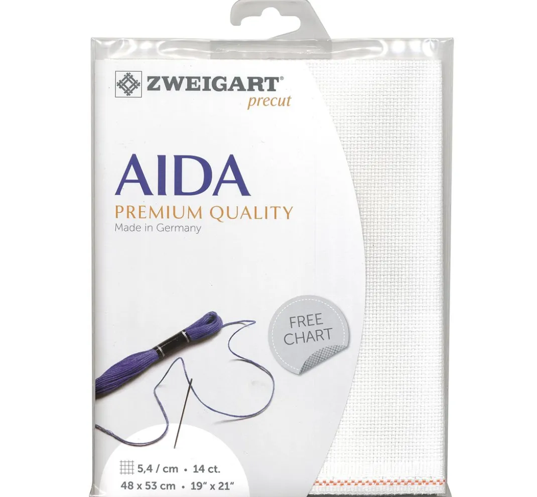 Zweigart Stoff Zum Sticken|Sticken>Stern-Aida, Precut 48 x 53 cm